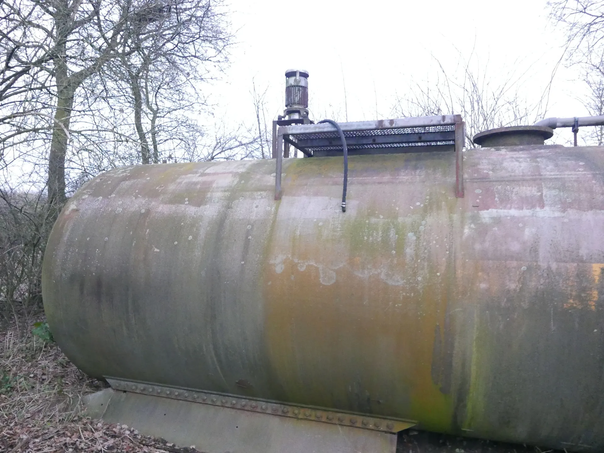 53.000 Liter Lagertank aus Stahl Liegend