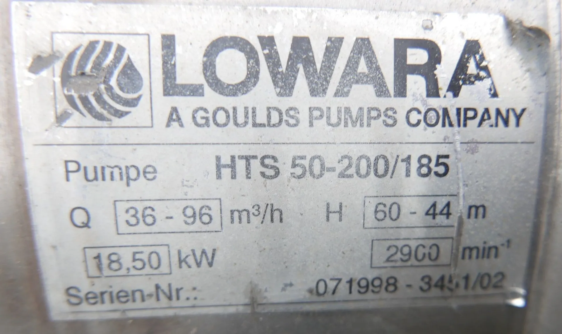 Kreiselpumpe Lowara