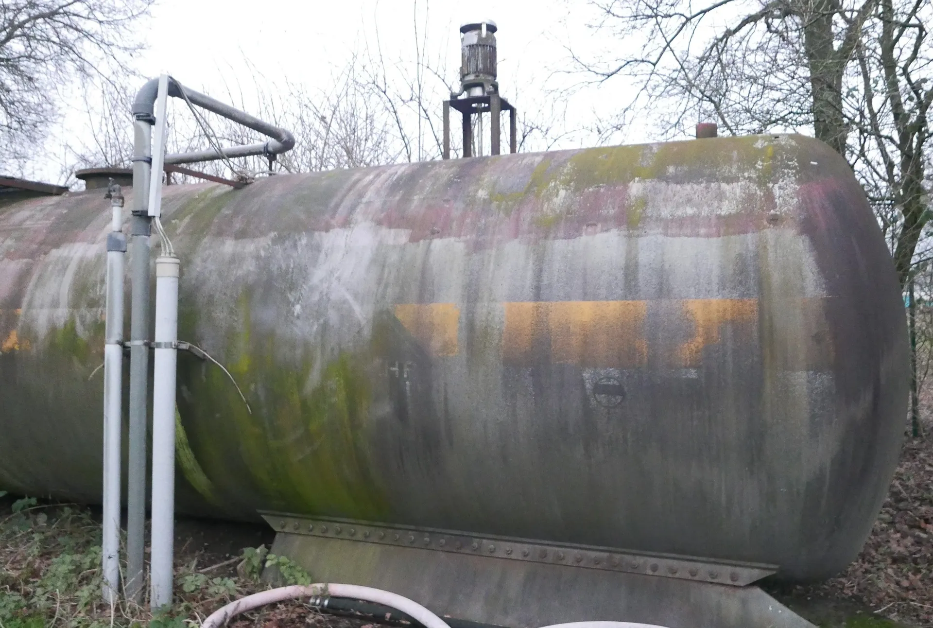 53.000 Liter Lagertank aus Stahl Liegend