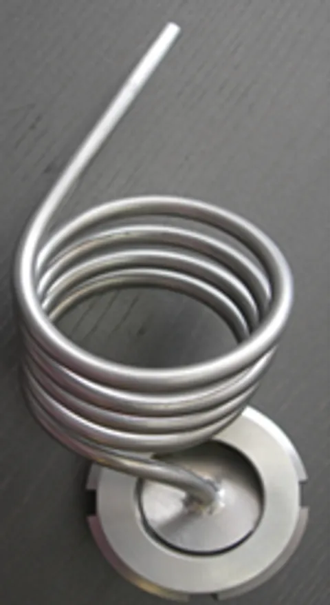 Blinddeckel mit Spirale aus V2ANEU
