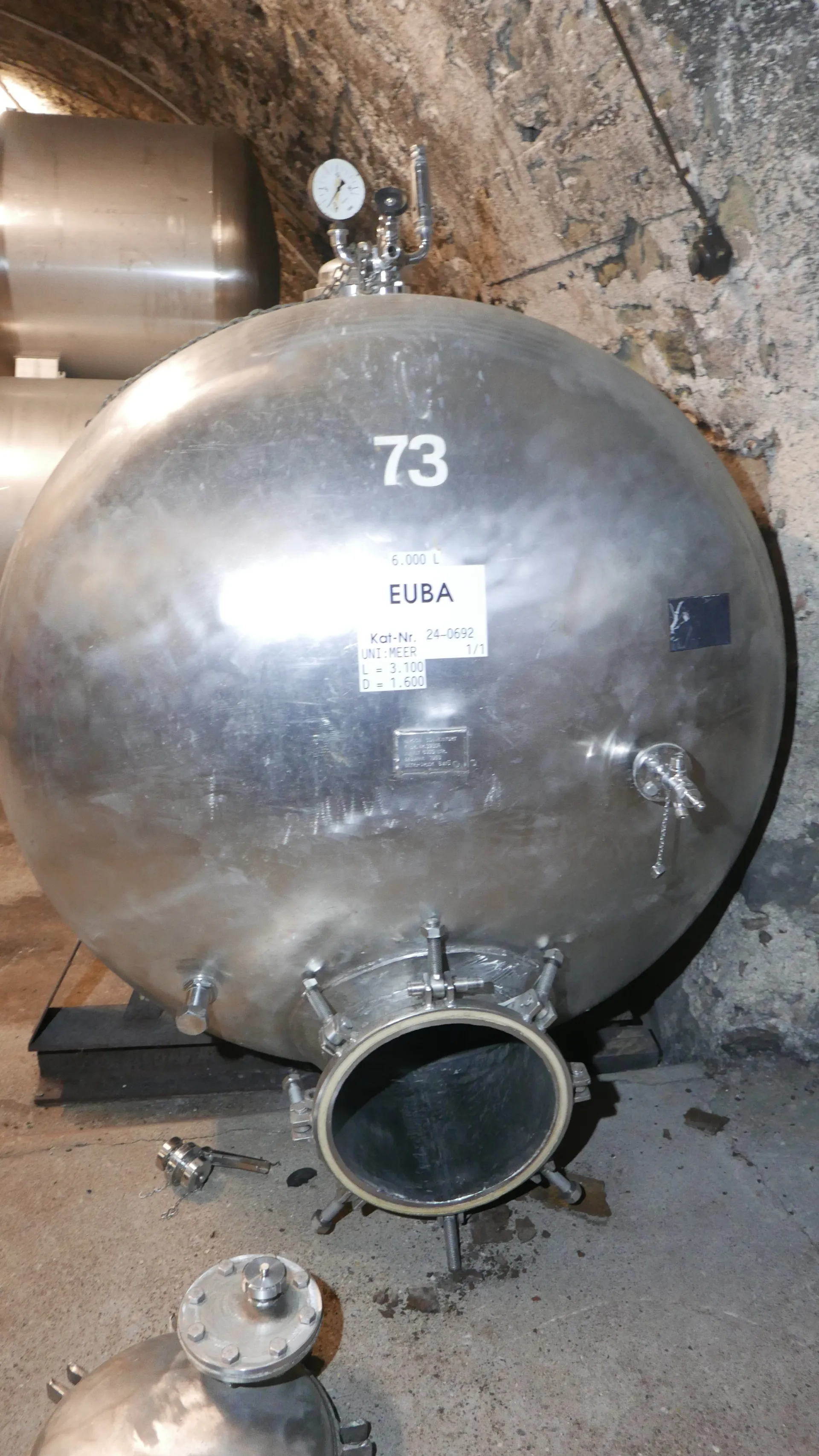 24-0692EUBA 5000 Liter 8bar Drucktank V2A