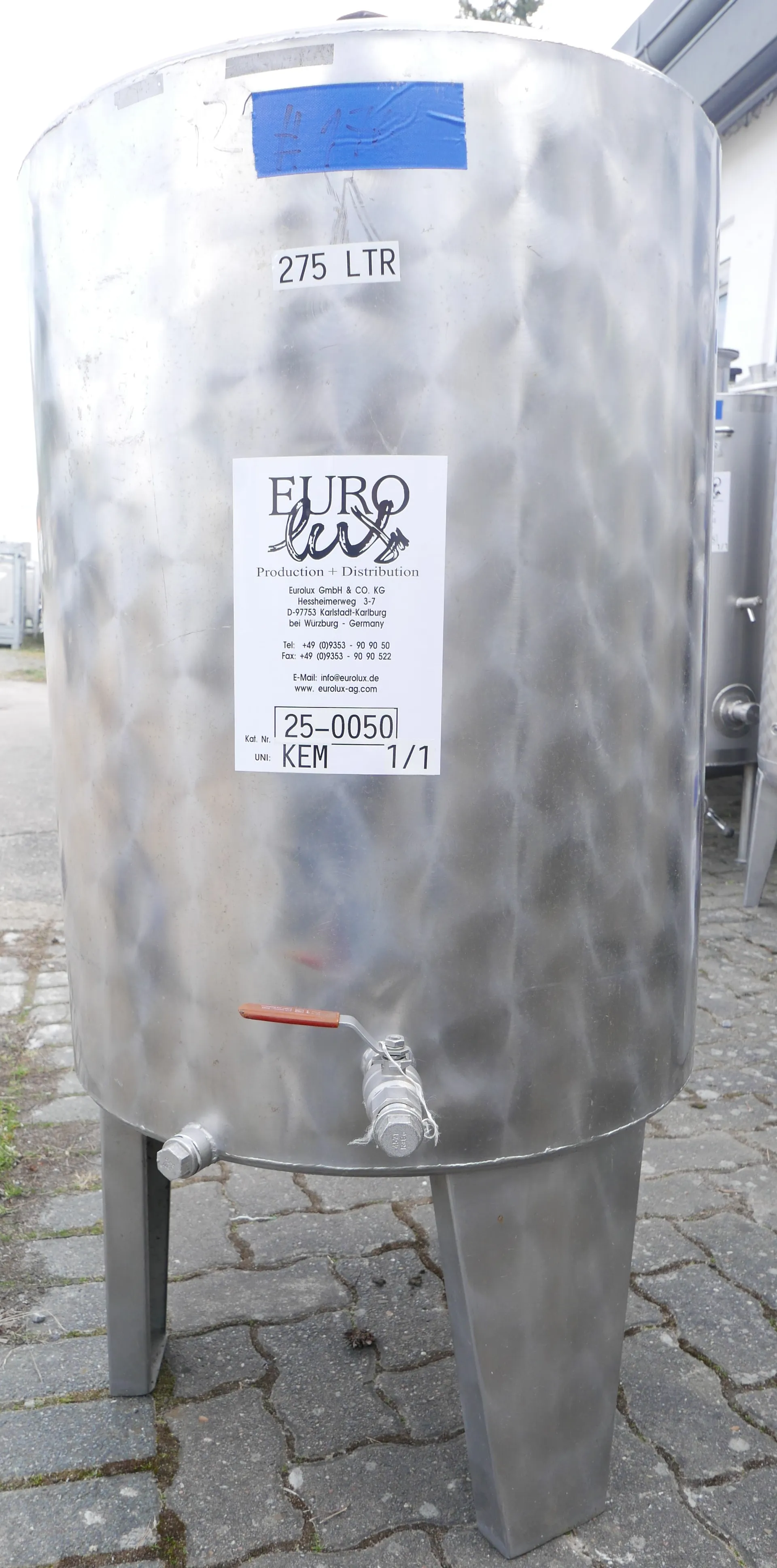 25-0050 275 Liter Weintank