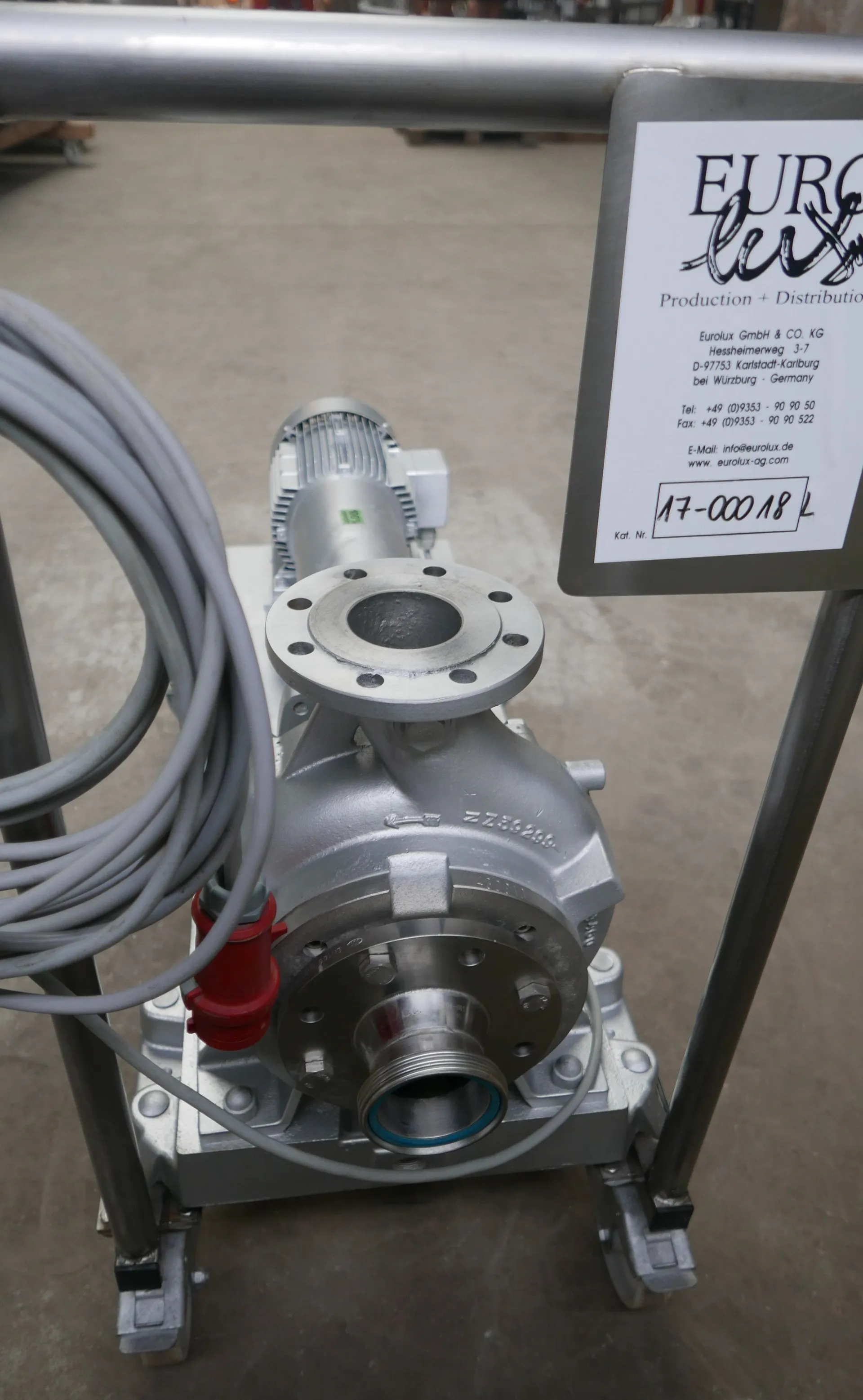 Eccentric spiral pump