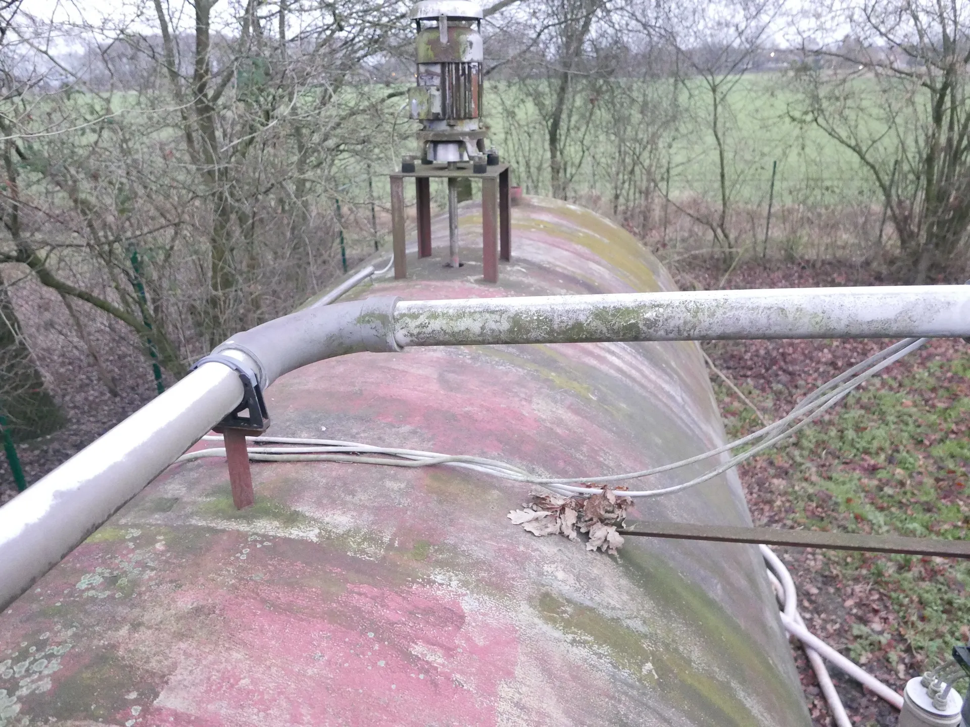 53.000 Liter Lagertank aus Stahl Liegend