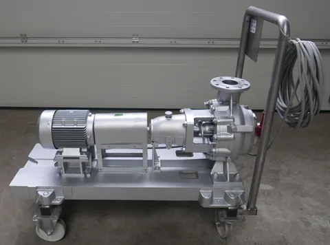 Eccentric spiral pump