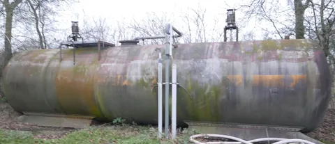 53.000 Liter Lagertank aus Stahl Liegend