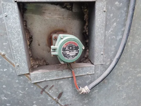 45.000 Liter Drucktank, isoliert horizontal