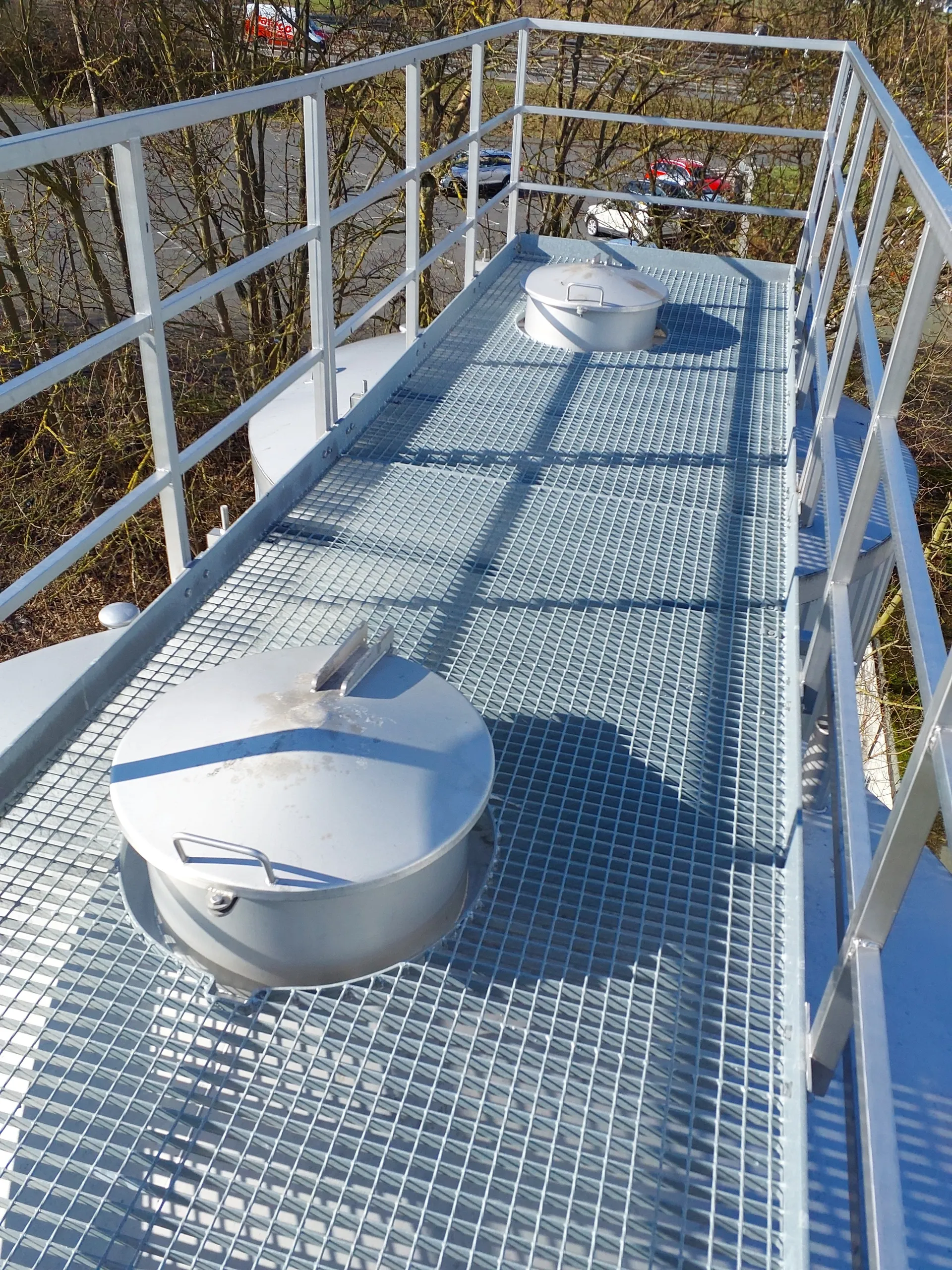 53700 Liter Brauwassertank mit Isolierung