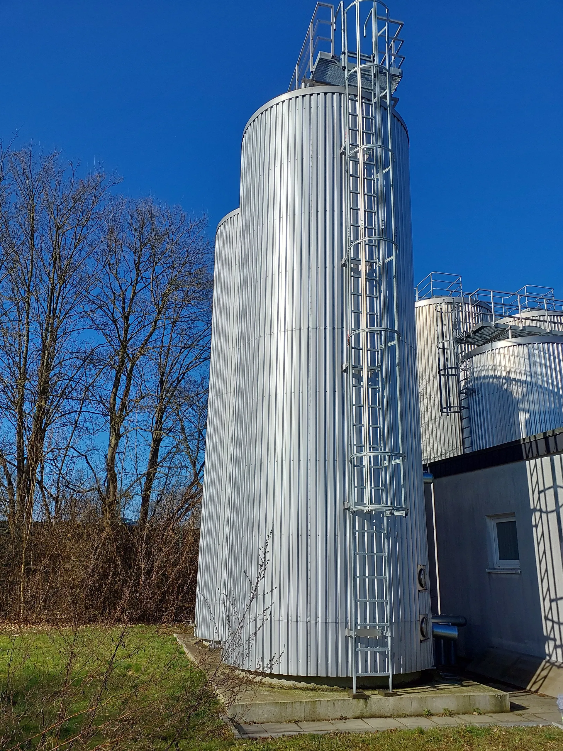 53700 Liter Brauwassertank mit Isolierung