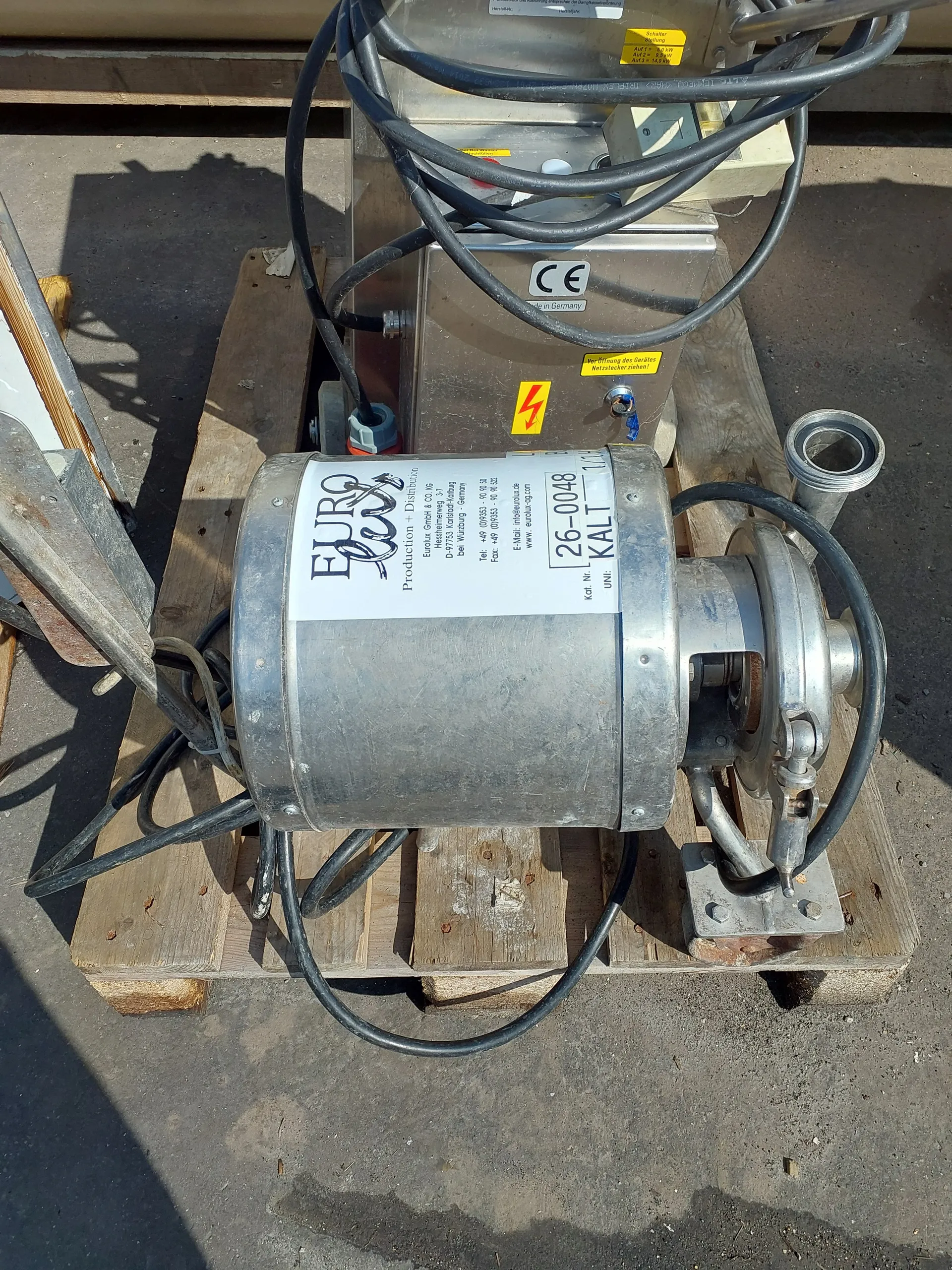 Pumpe mit Eingang DN50/ Ausgang DN40