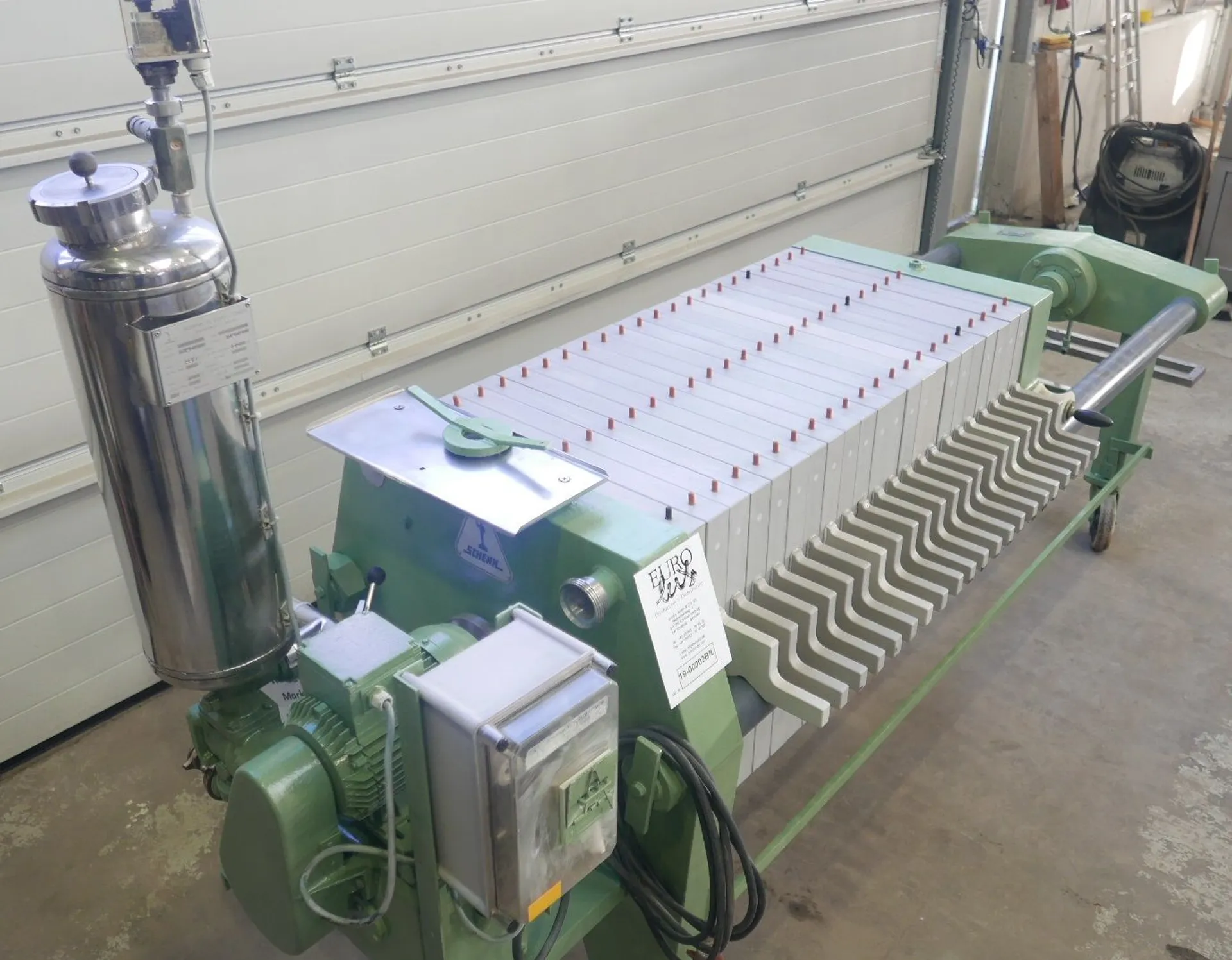 Sheet filter, plate filter SCHENK