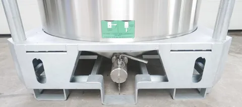 1000 Liter Containertank aus V2A für den Transport von gefährlichen Waren