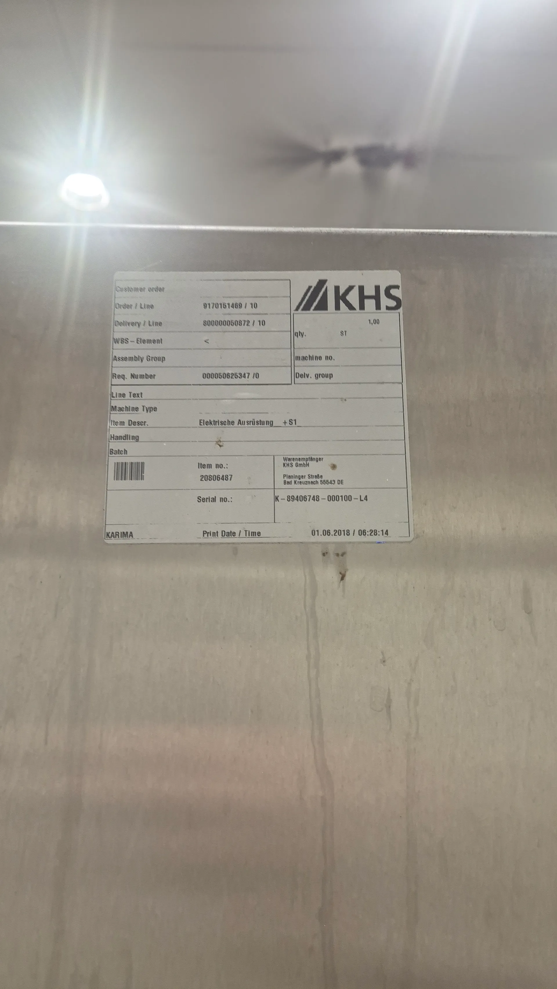 Can filling line for beer and CSD 
