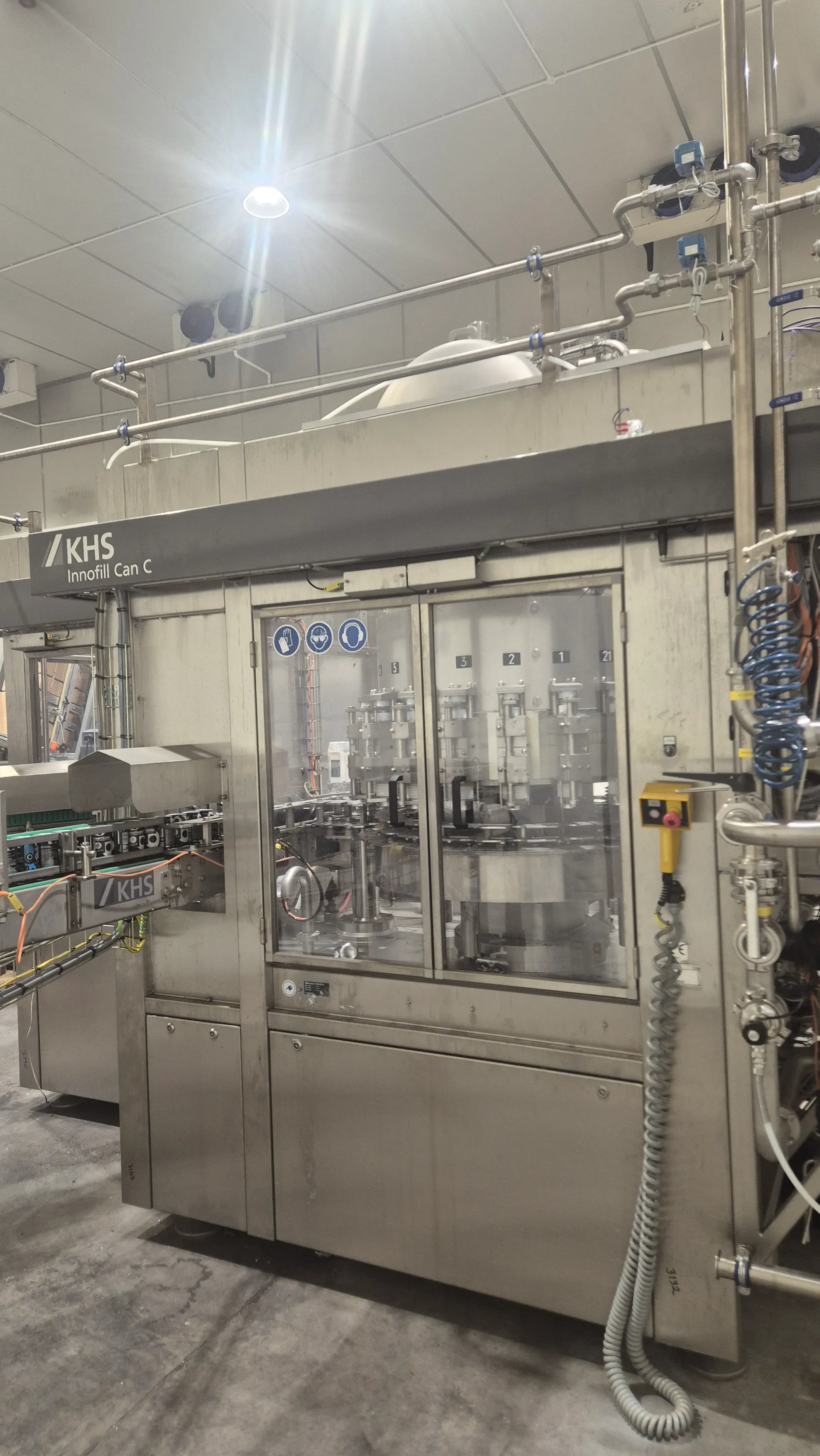 Can filling line for beer and CSD 
