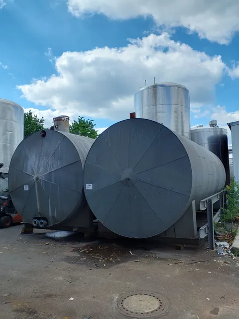45.000 Liter Drucktank, isoliert horizontal