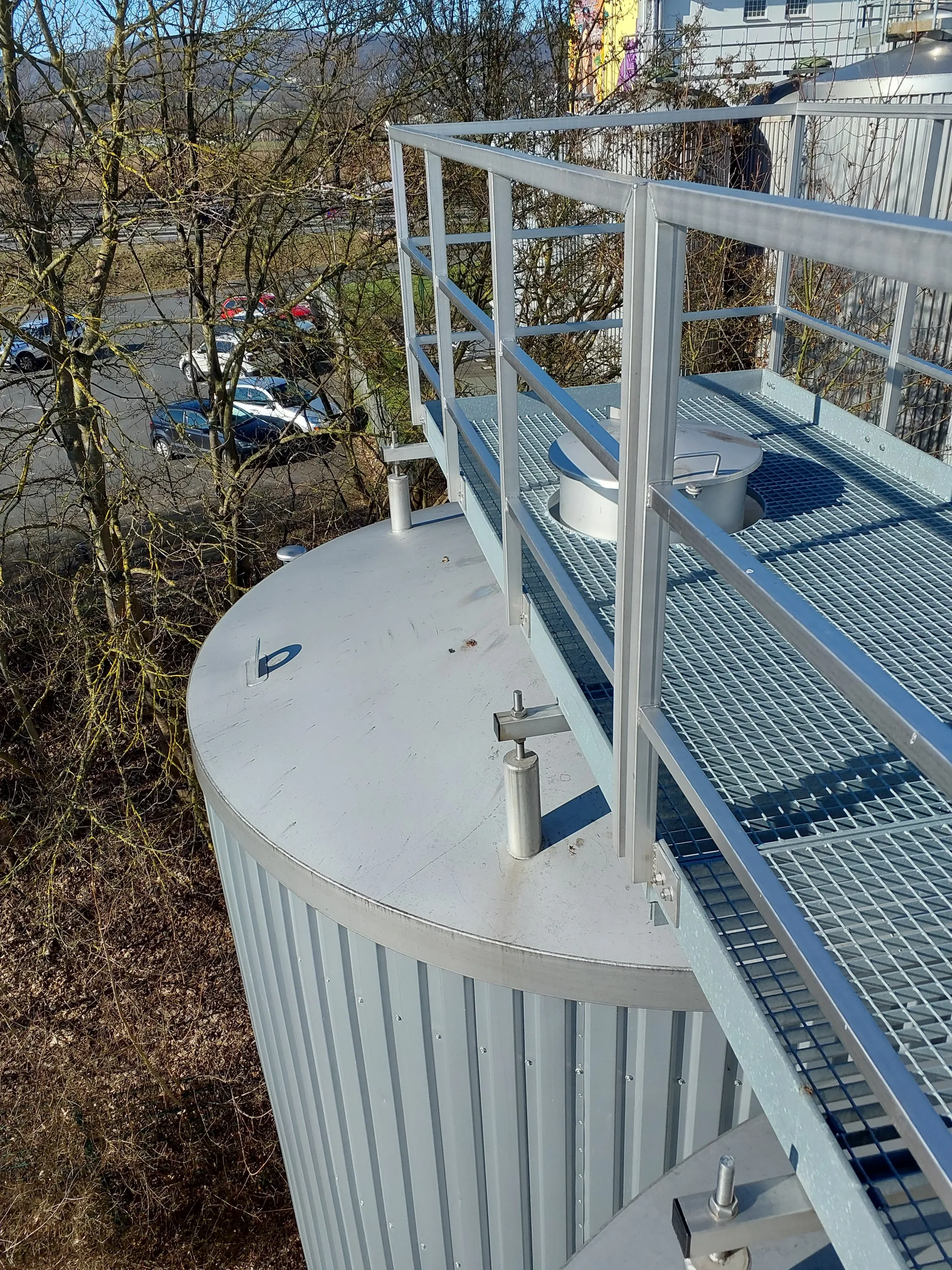 53700 Liter Brauwassertank mit Isolierung