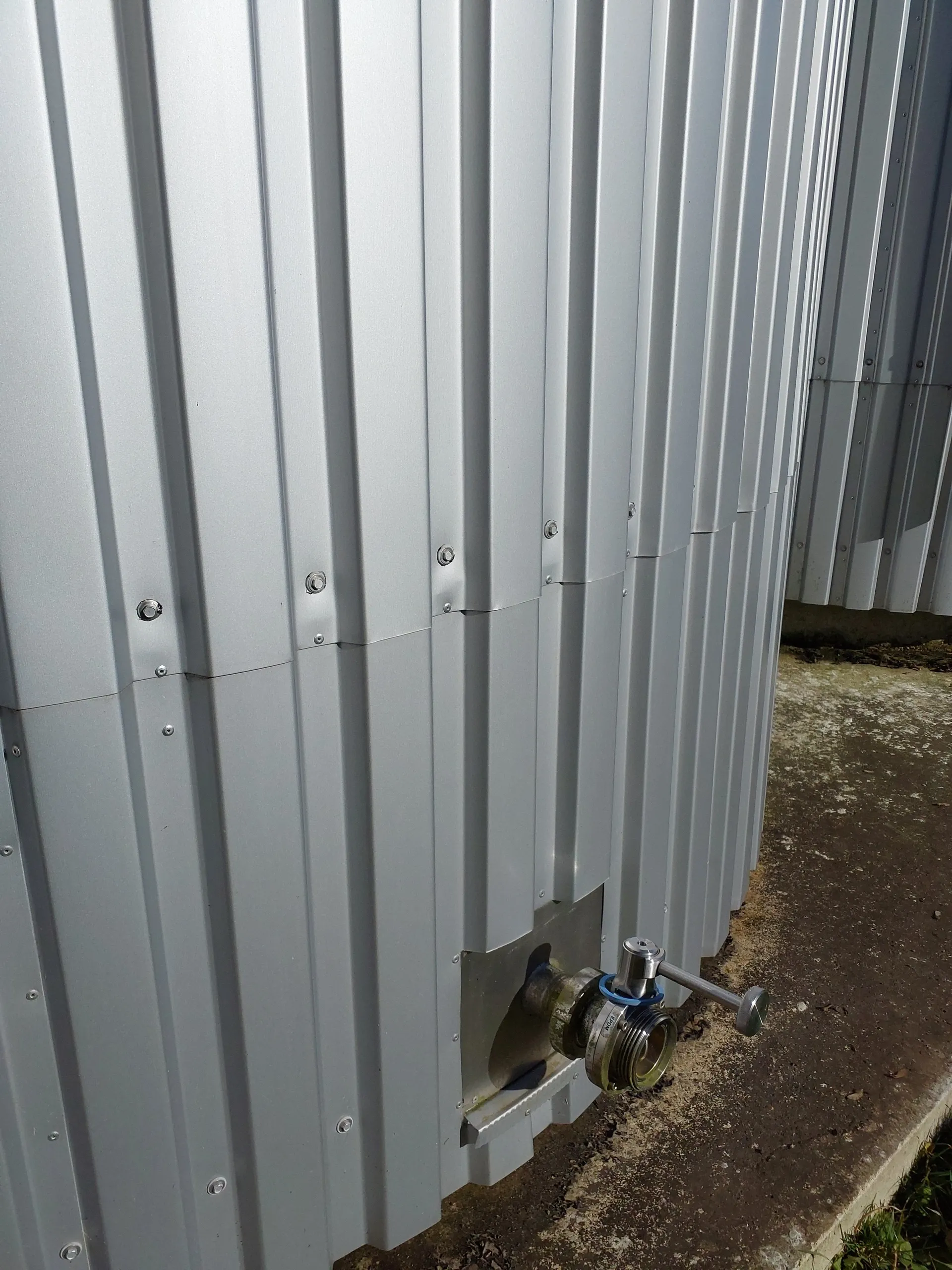 53700 Liter Brauwassertank mit Isolierung