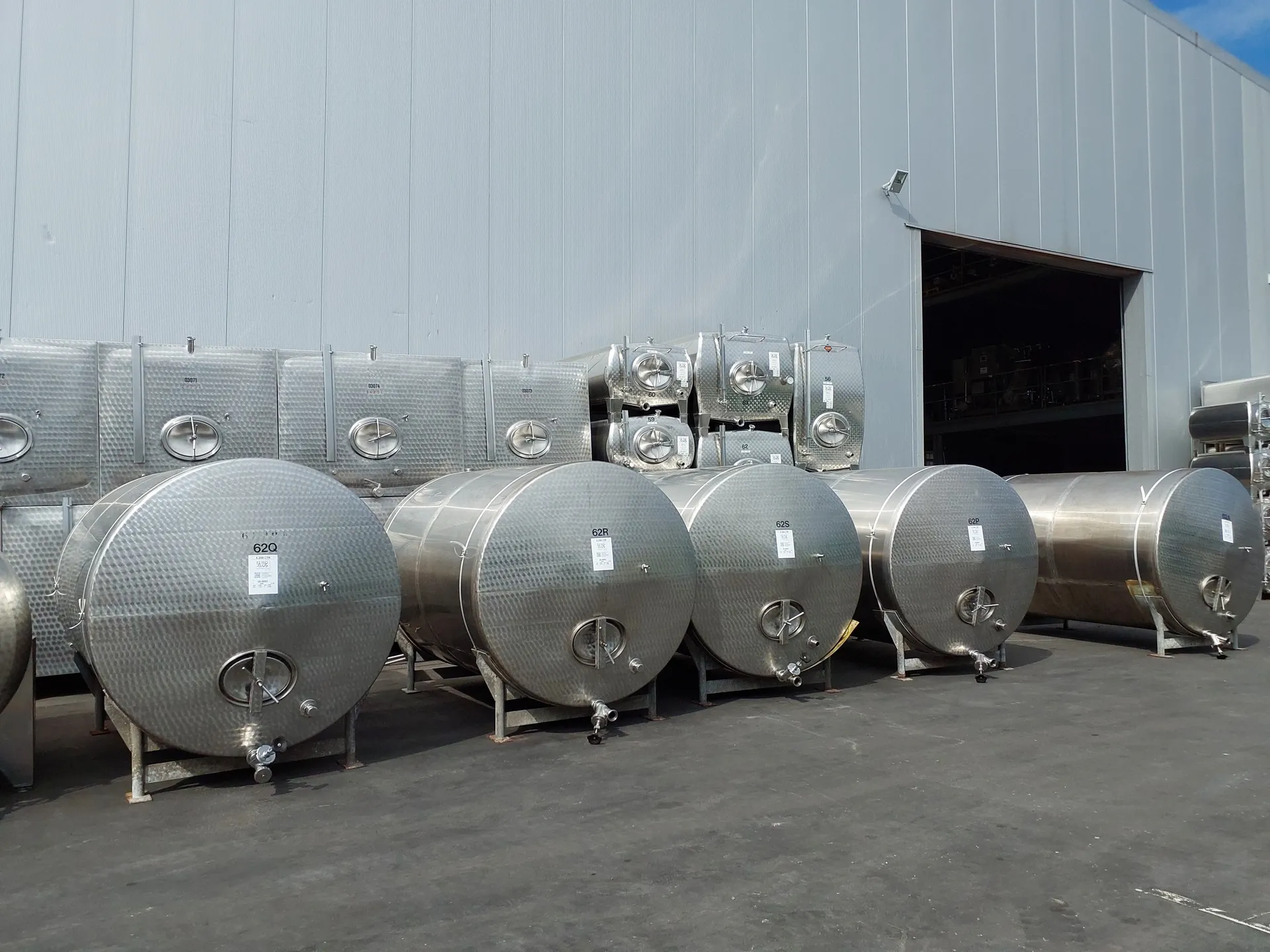 6.200 Liter Lagertank in V2A