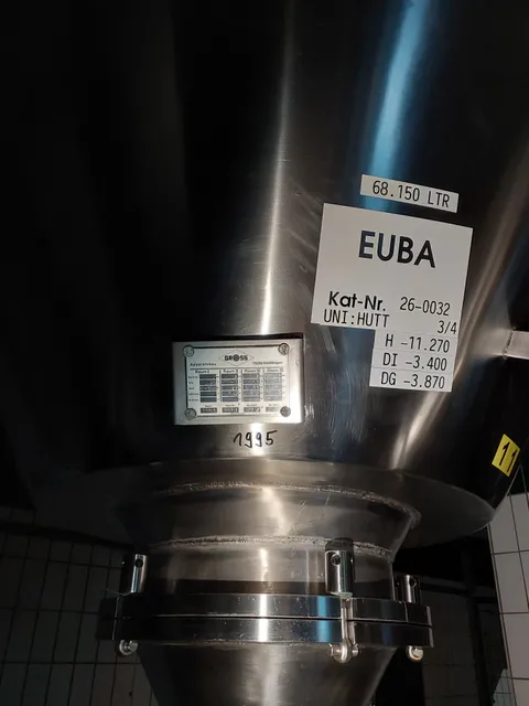 68150 Liter ZKG Tank/ Drucktank/ Lagertank GROSS mit Kühlmantel und Isolierung