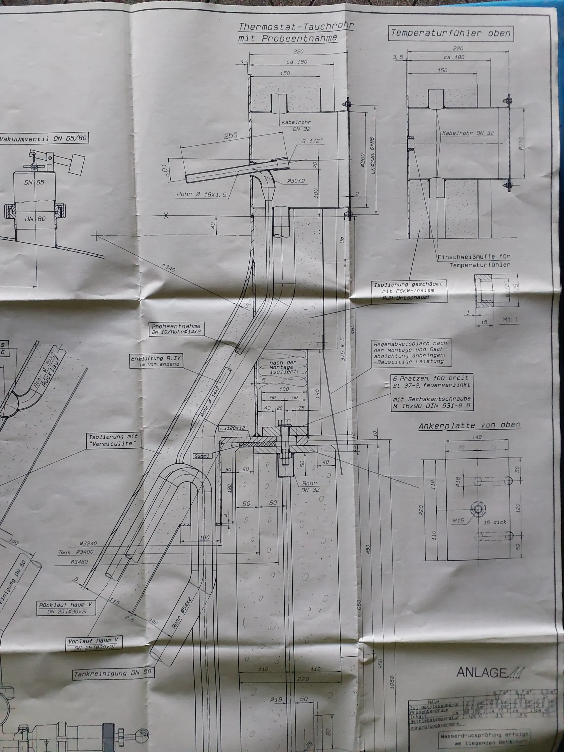 68150 Liter ZKG Tank/ Drucktank/ Lagertank GROSS mit Kühlmantel und Isolierung