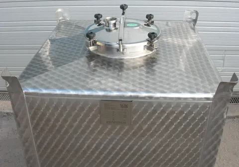 1200 Liter Eurolux Edelstahltank, Transporttank, drucklos  aus V2A
