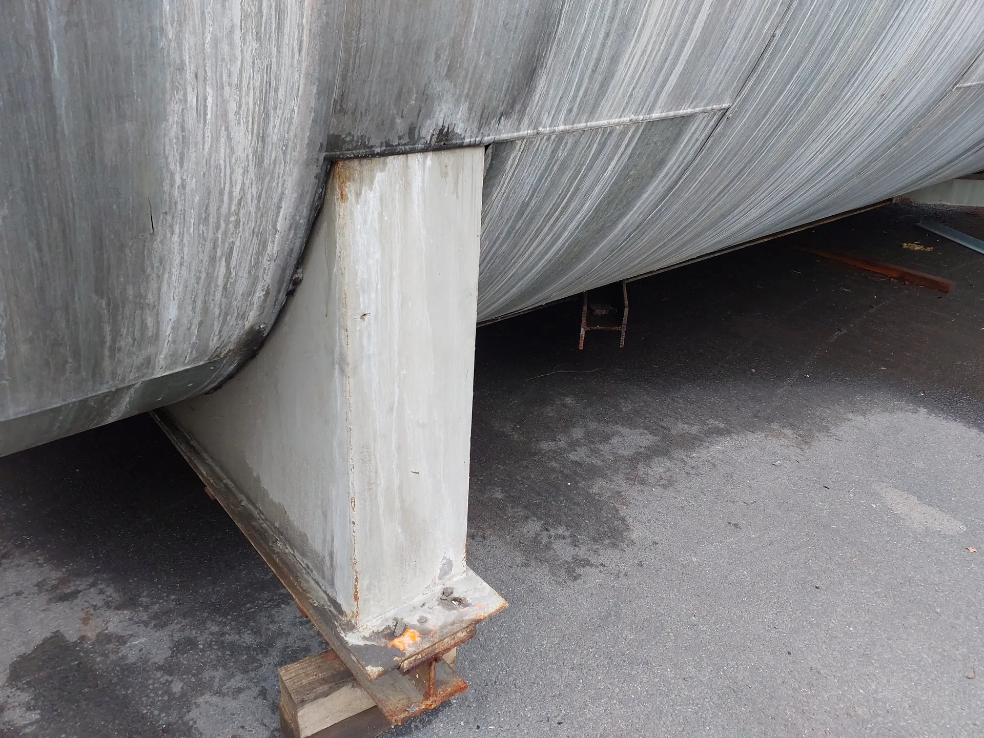 45.000 Liter Drucktank isoliert horizontal