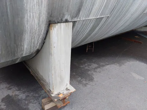 45.000 Liter Drucktank isoliert horizontal