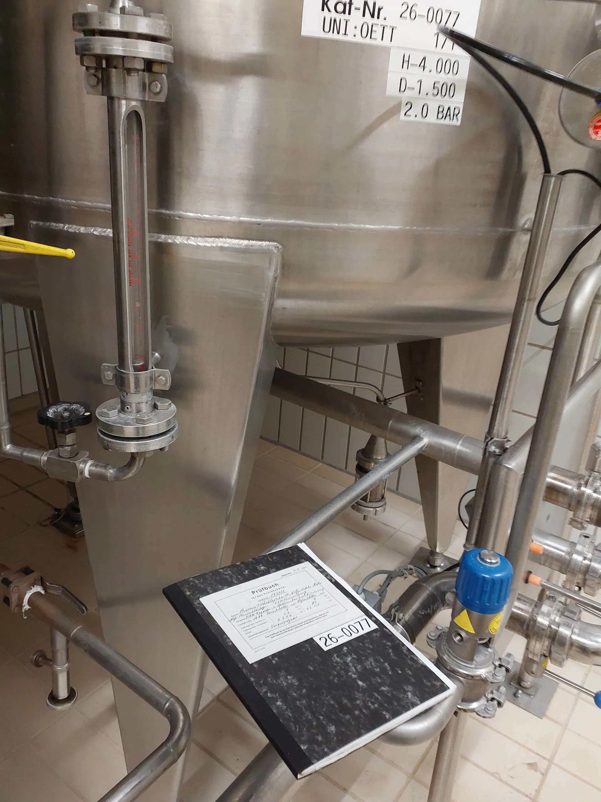 2.454 Liter 2 bar Drucktank Vorpropagator 2 isoliert
