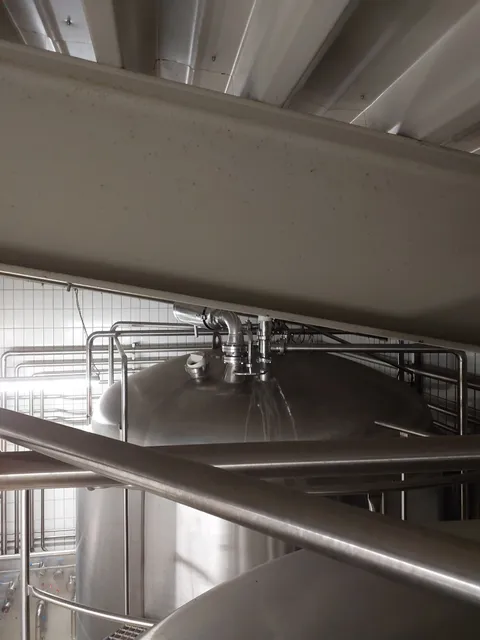 12.890 Liter 2 bar Drucktank Würzesterilisator 1 isoliert