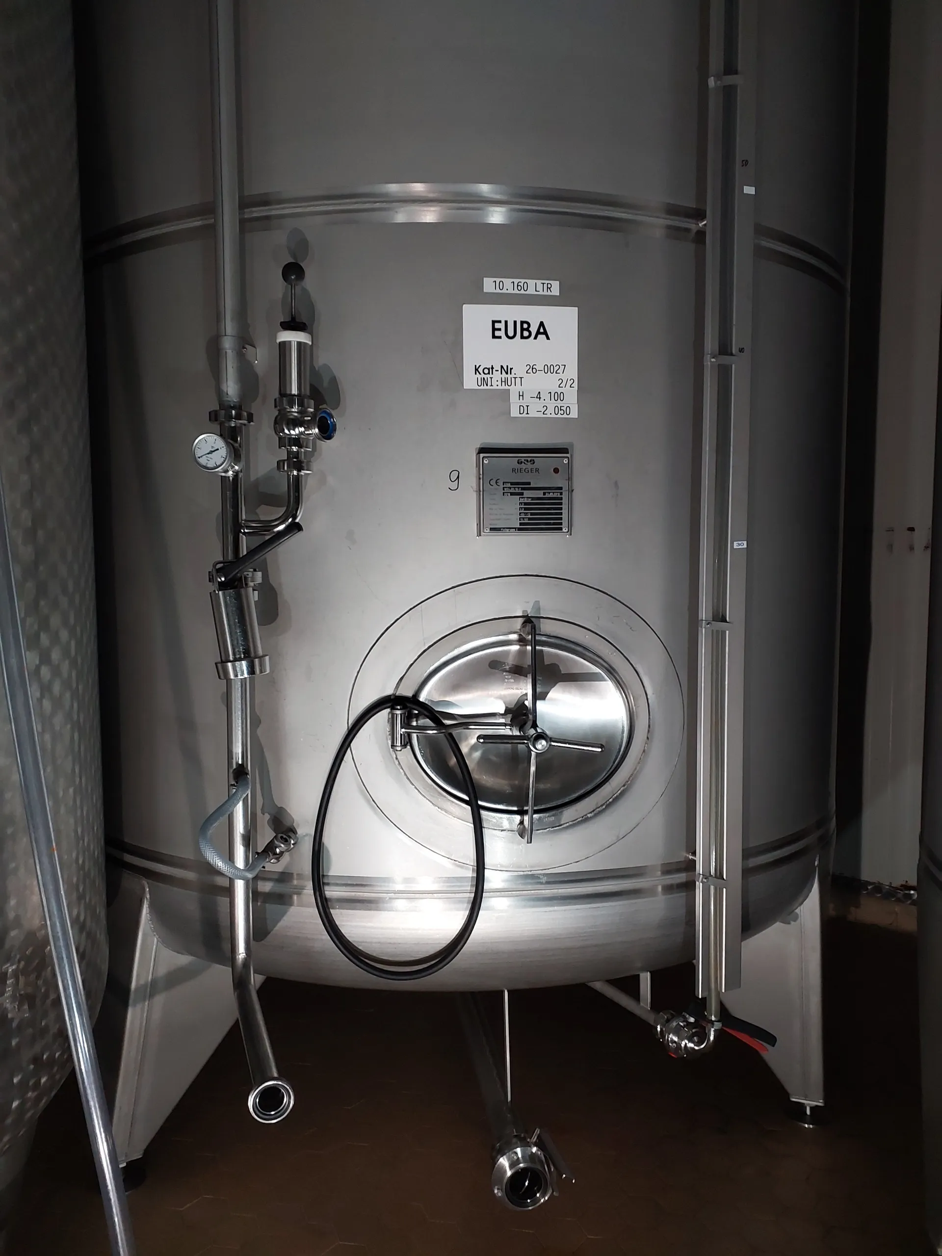 10160 Drucktank/ Biertank/ Lagertank RIEGER