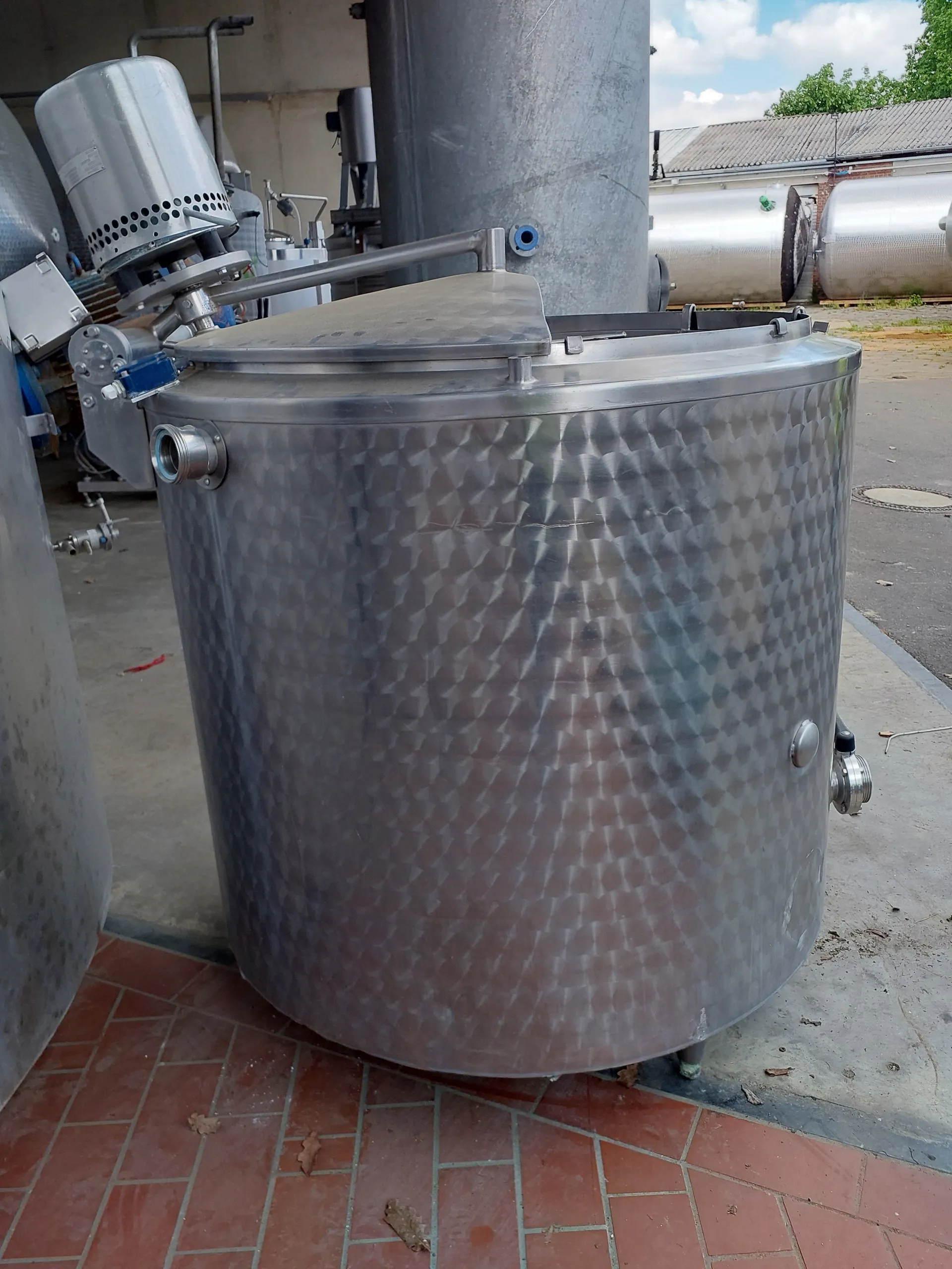 600 Liter Mischtank mit Isolierung