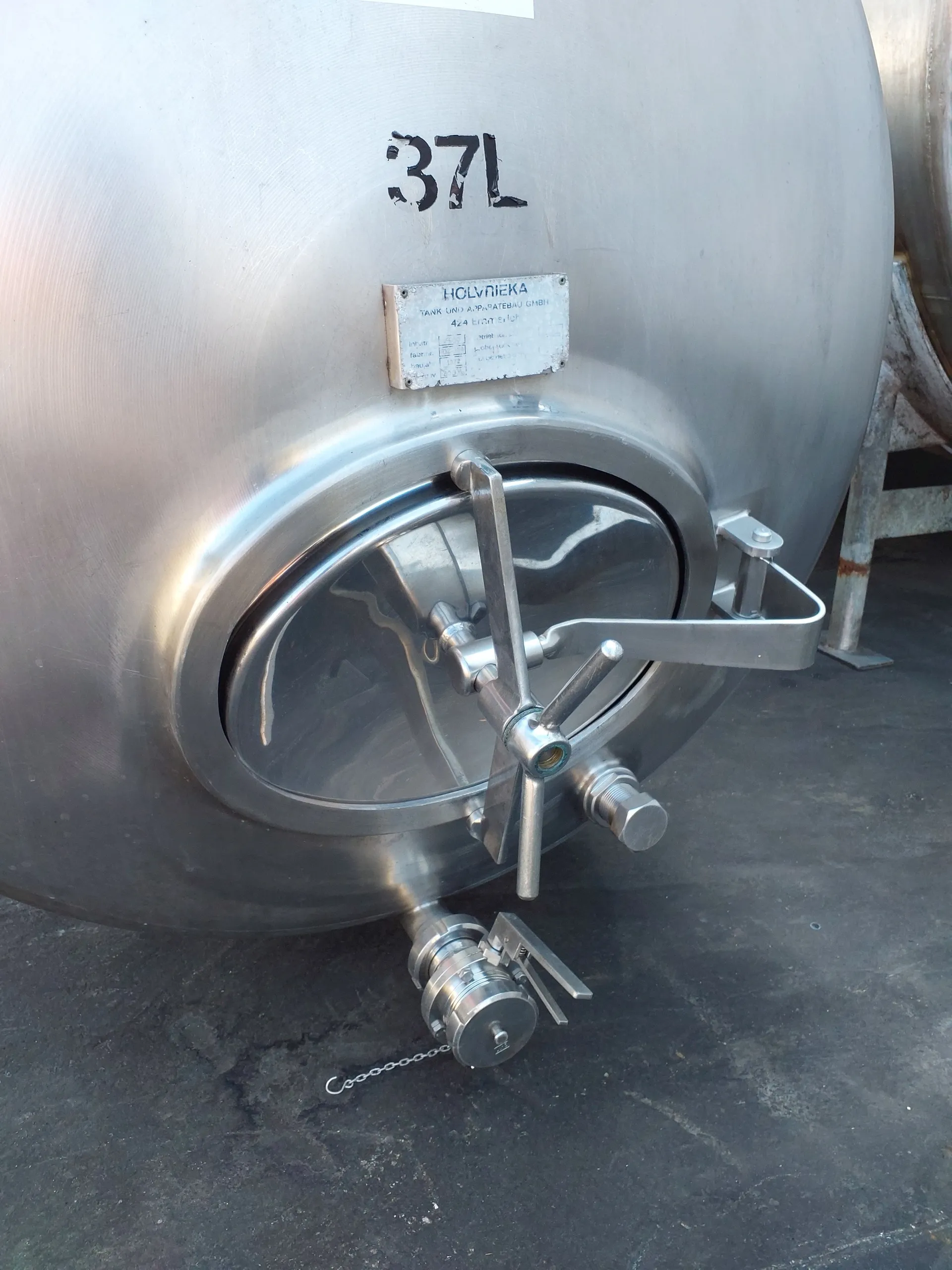 3.600 Liter Lagertank in V2A