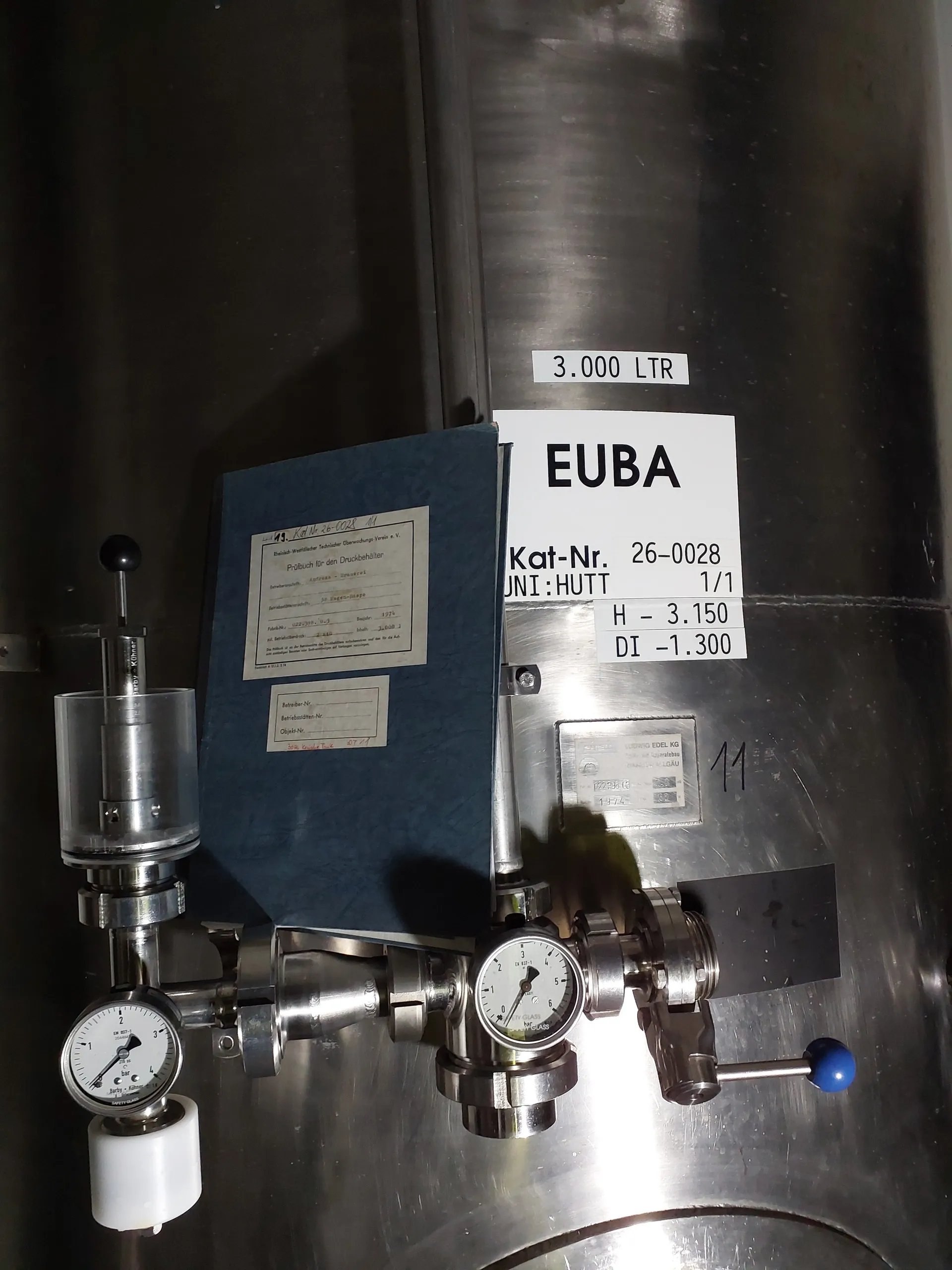 3000 Liter Drucktank/Lagertank EDEL