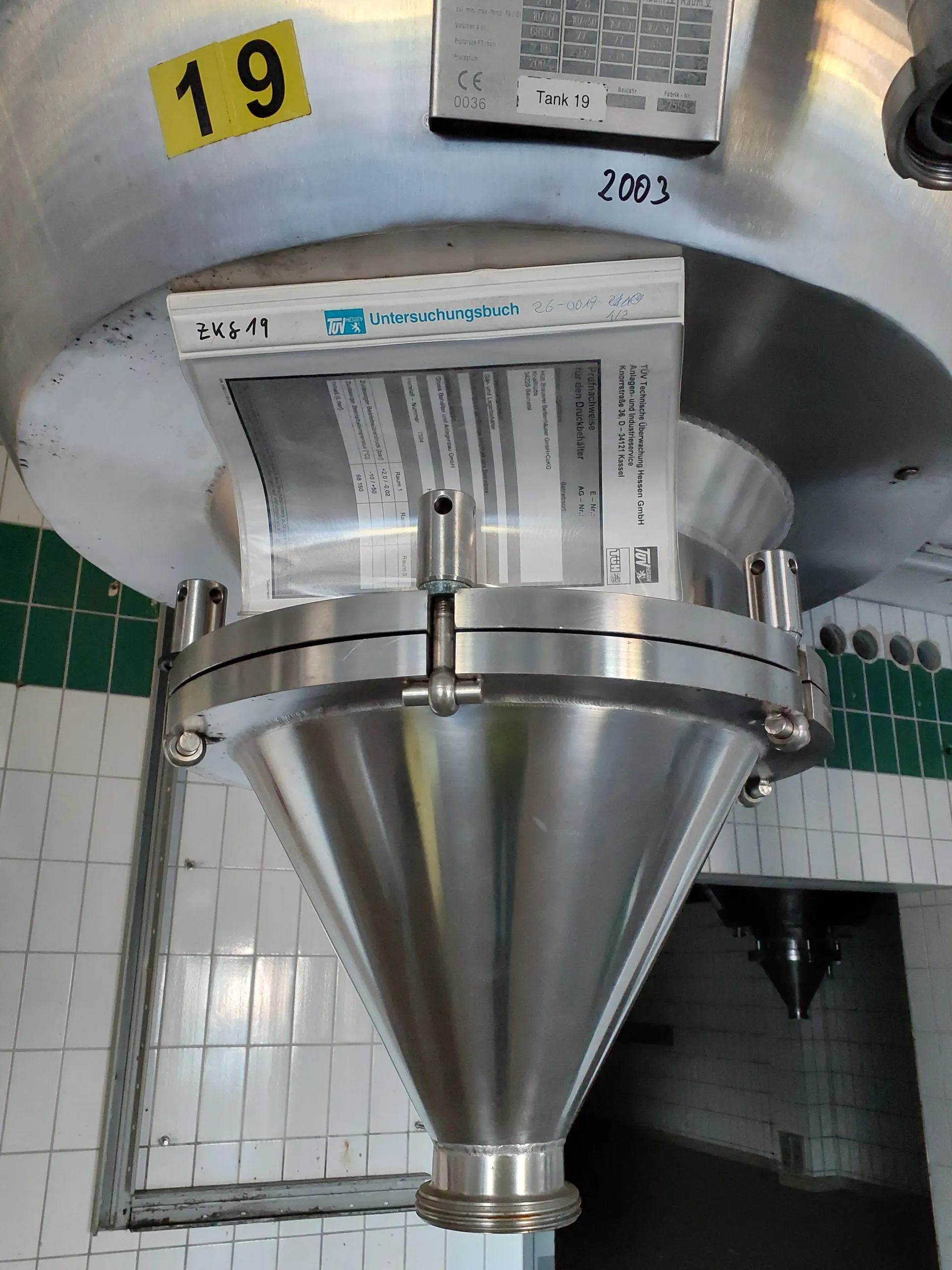 68150 Liter ZKG Tank/ Drucktank/ Lagertank GROSS mit Kühlmantel und Isolierung