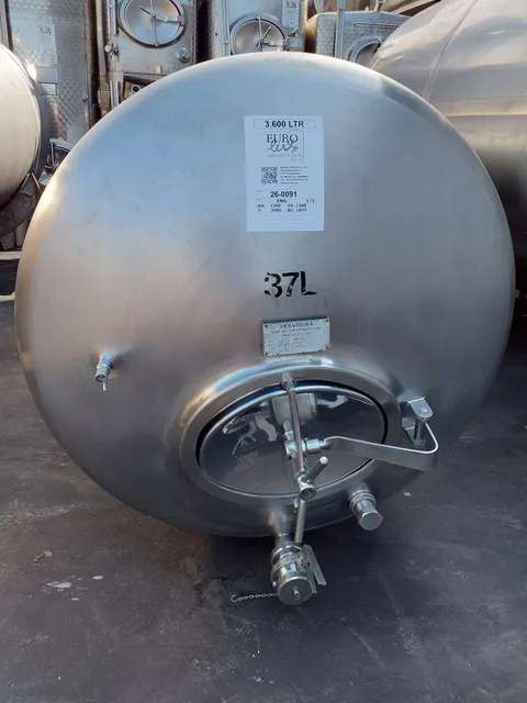 3.600 Liter Lagertank in V2A