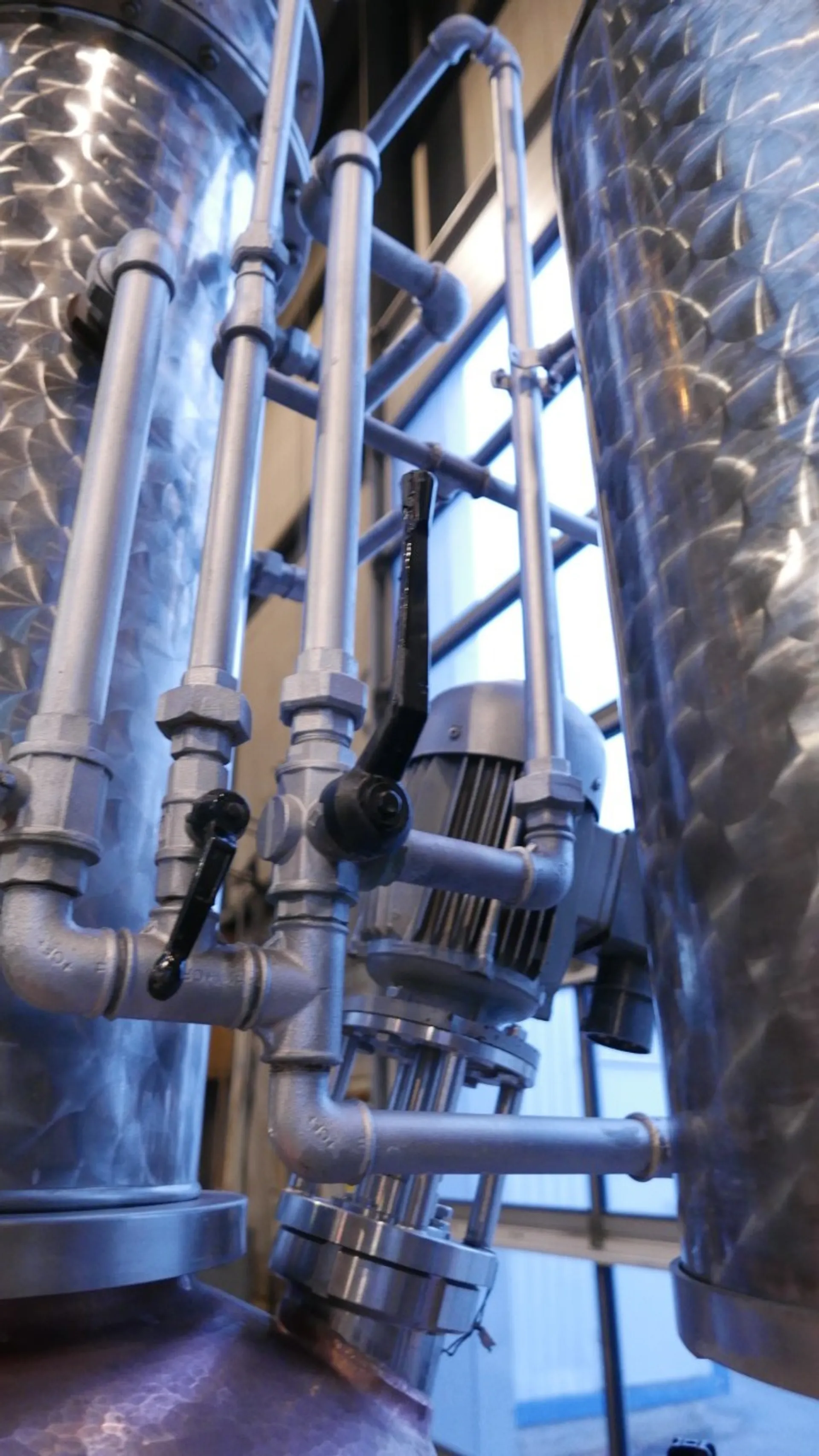 240 Liter Brennkolonne mit Brennkammer und Rührwerk