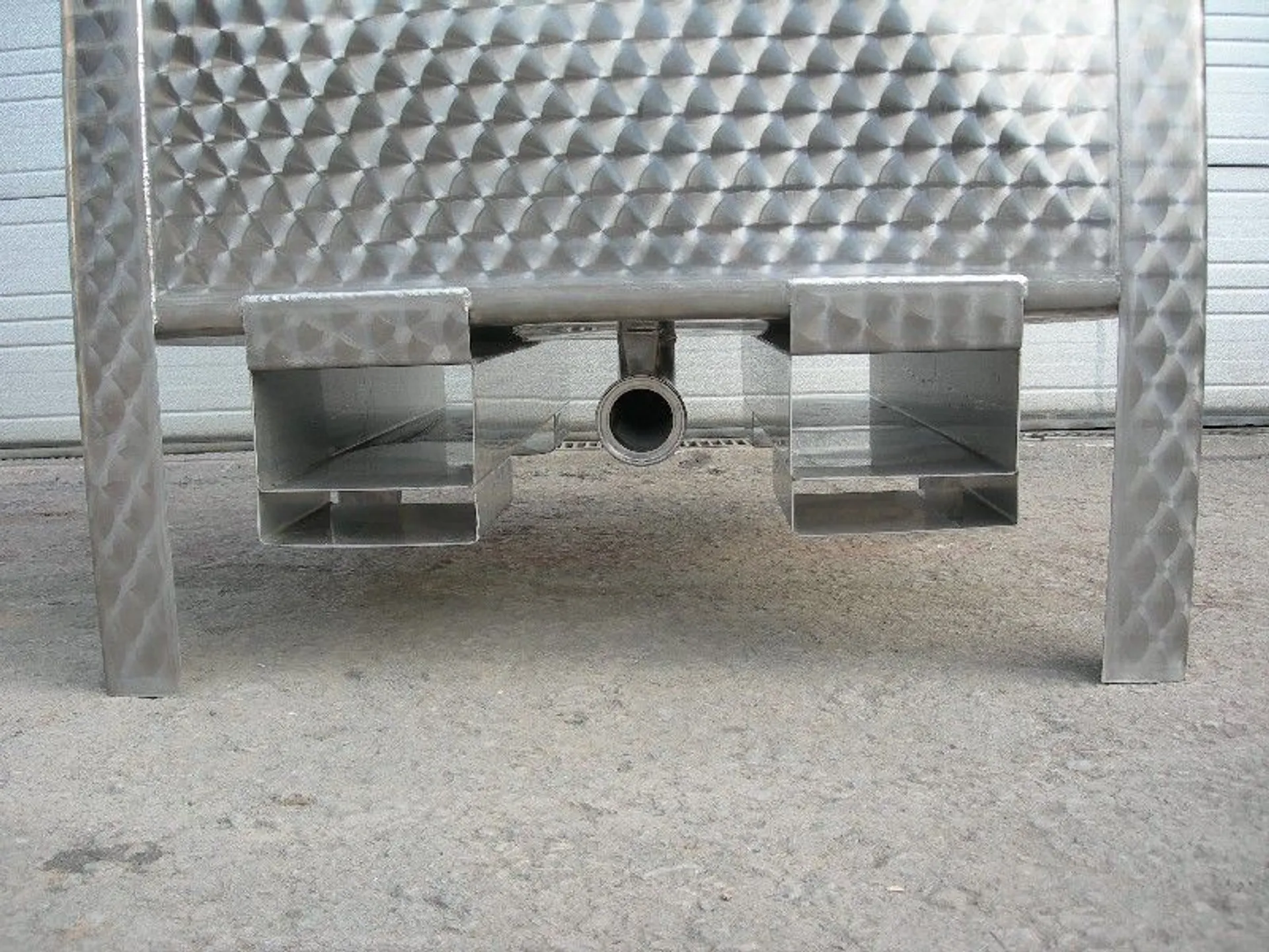 1200 Liter Eurolux Edelstahltank, Transporttank, drucklos  aus V2A
