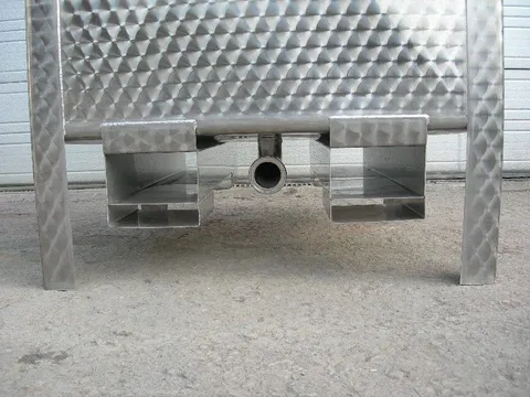 1200 Liter Eurolux Edelstahltank, Transporttank, drucklos  aus V2A