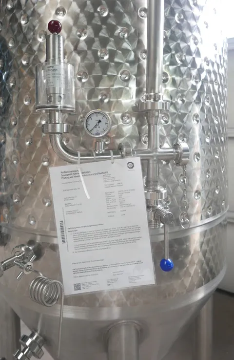 400 Liter CCT/ Storage Tank / Pressure Tank  with cooling jacket 0,99 bar