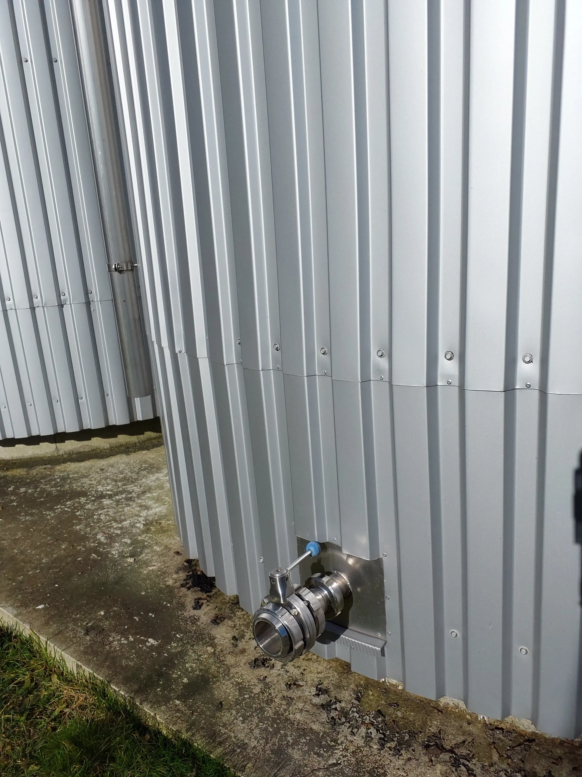 53700 Liter Brauwassertank mit Isolierung