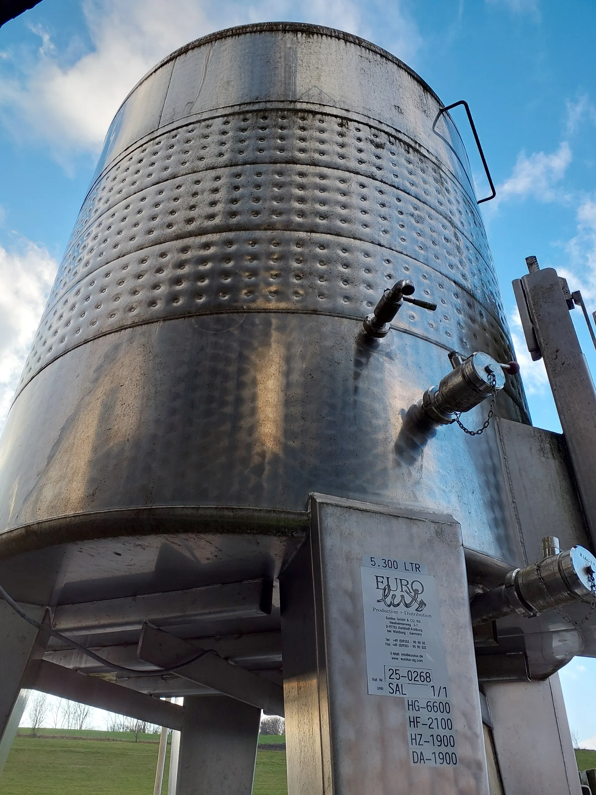 5.300 Liter Maischetaucher RIEGER