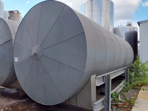 45.000 Liter Drucktank, isoliert horizontal