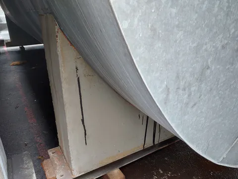 45.000 Liter Drucktank, isoliert horizontal