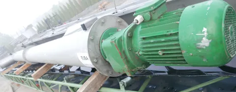 Spiralschnecke-Querförderer 4,10 m / Höhenförderer 8,10 m