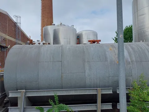 45.000 Liter Drucktank, isoliert horizontal