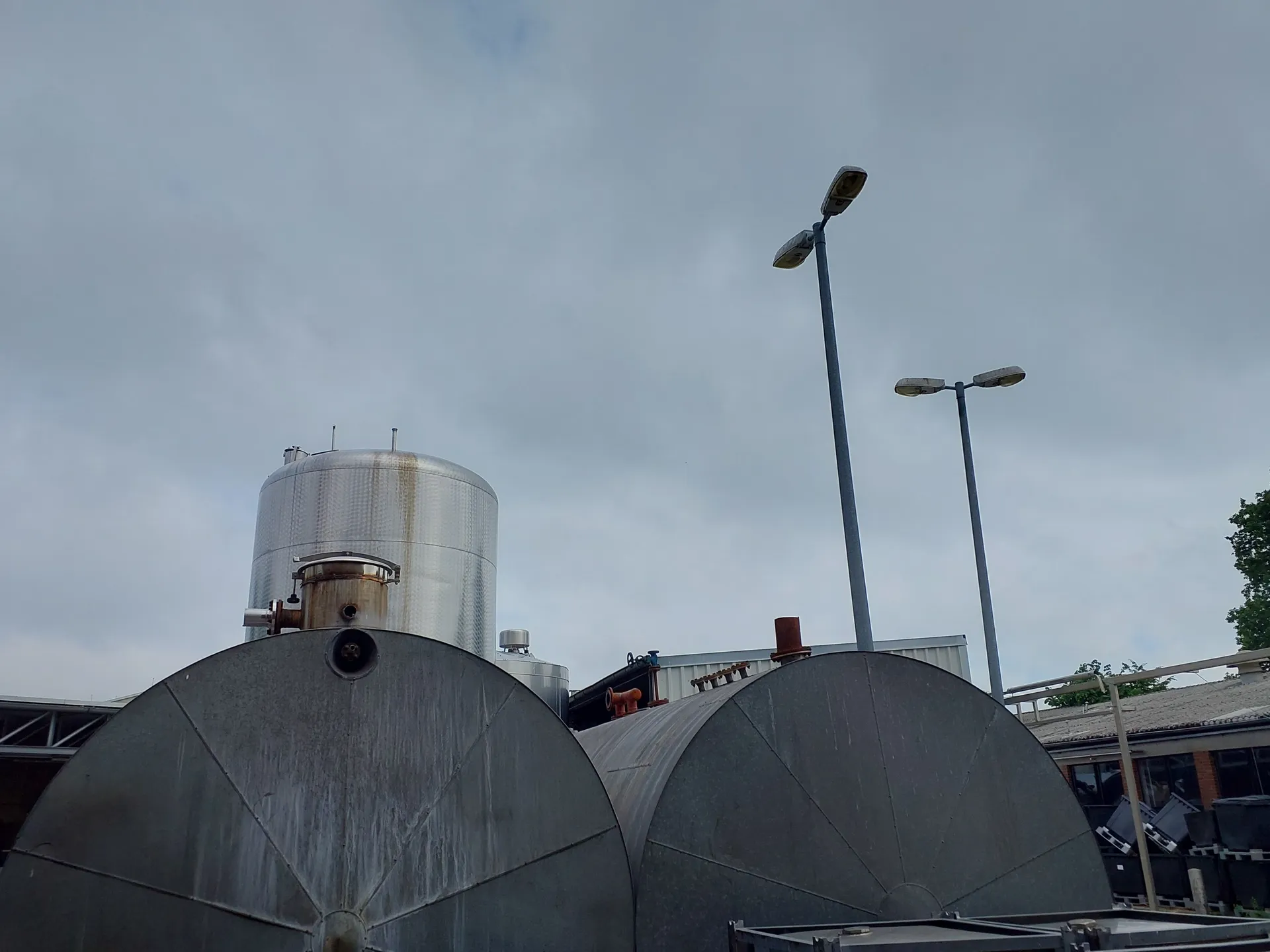 45.000 Liter Drucktank, isoliert horizontal