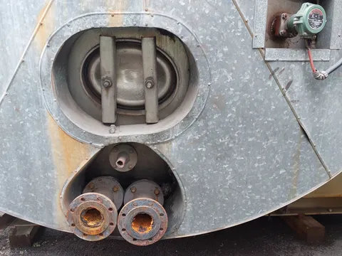 45.000 Liter Drucktank, isoliert horizontal