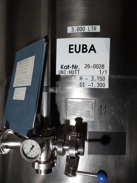 3000 Liter Drucktank/Lagertank EDEL