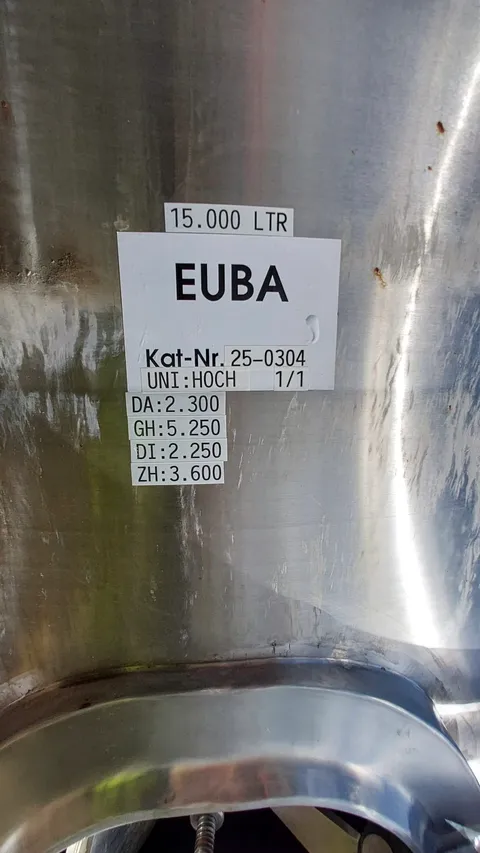 15.000 Liter Milchtank/Lagertank