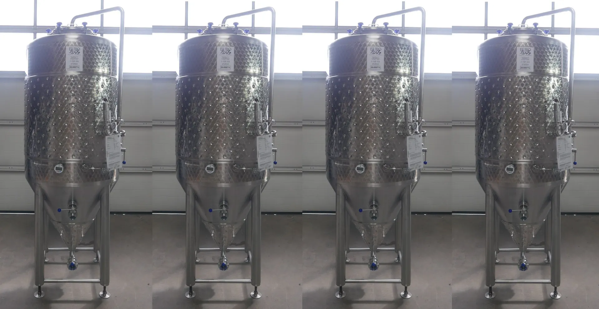 400 Liter CCT/ Storage Tank / Pressure Tank  with cooling jacket 0,99 bar